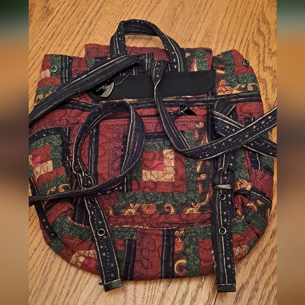 Donna Sharp quilted backpack - Picture 2 of 8